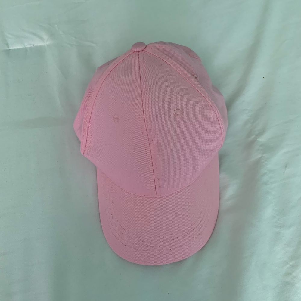 basic pink baseball cap